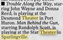 Star Theatre - May 2003 Looking Back 50 Years (newer photo)